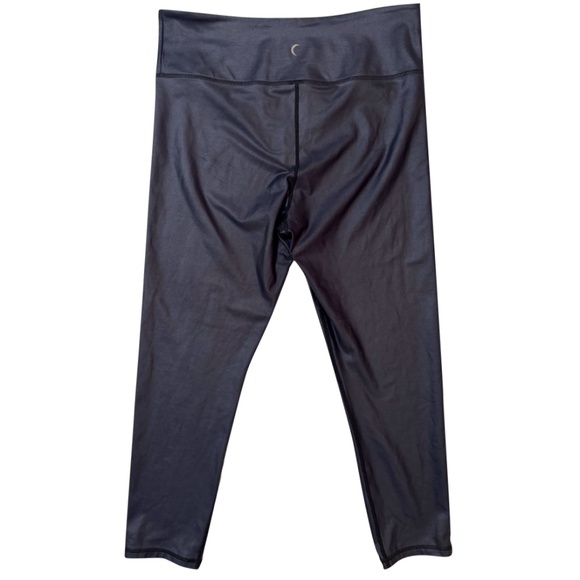 ZYIA Active Black Metallic Light n Tight Hi-rise 7/8 24" Size 20 - Picture 6 of 10